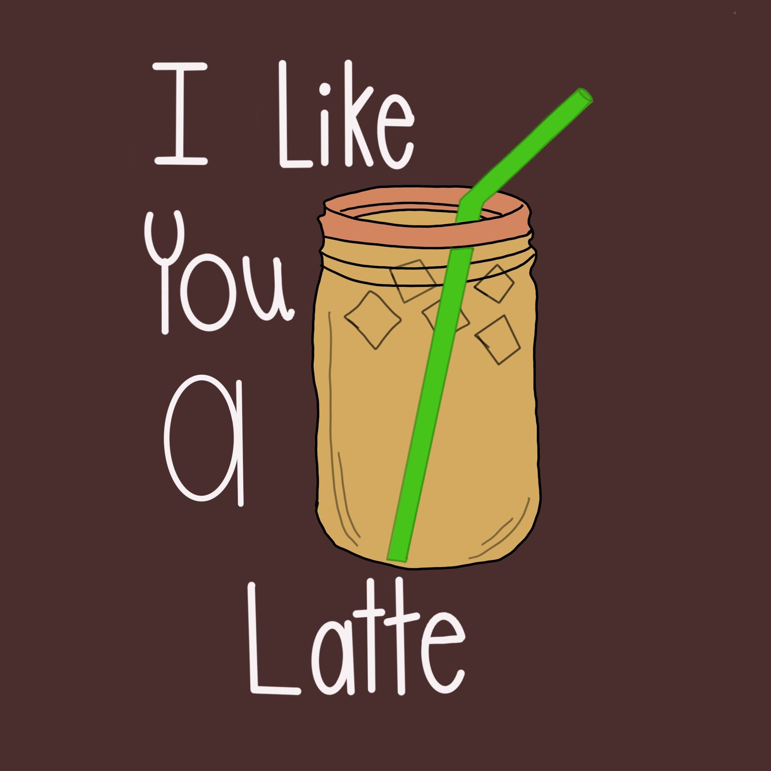 I like you a latte Etsy