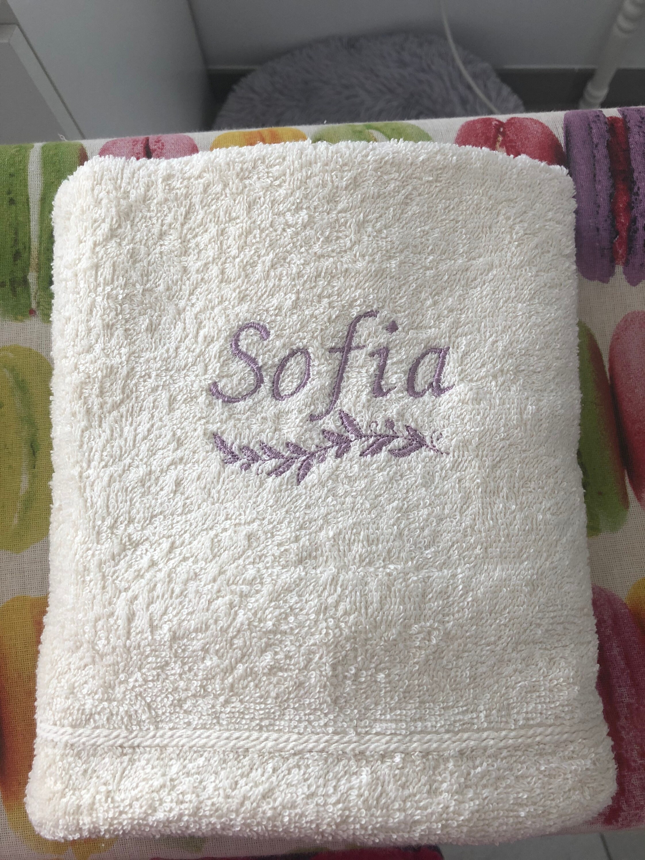 Serviettes de Toilette | 50x50 Gravure Au Choix