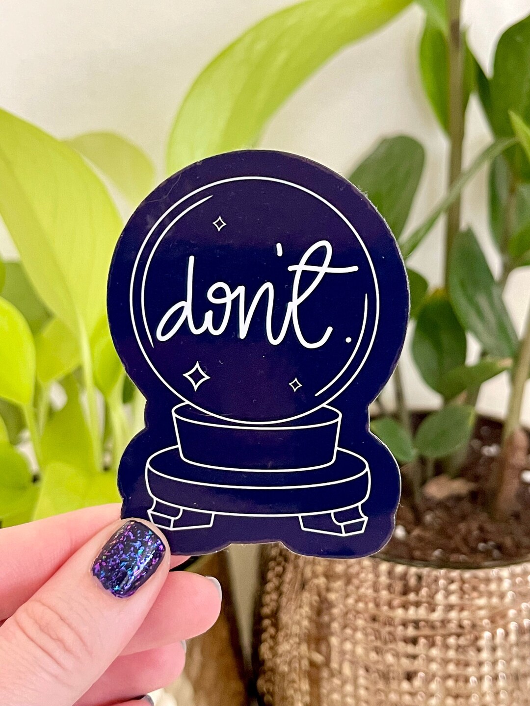 Girl dont do it meme sticker funny saying sticker water bottle