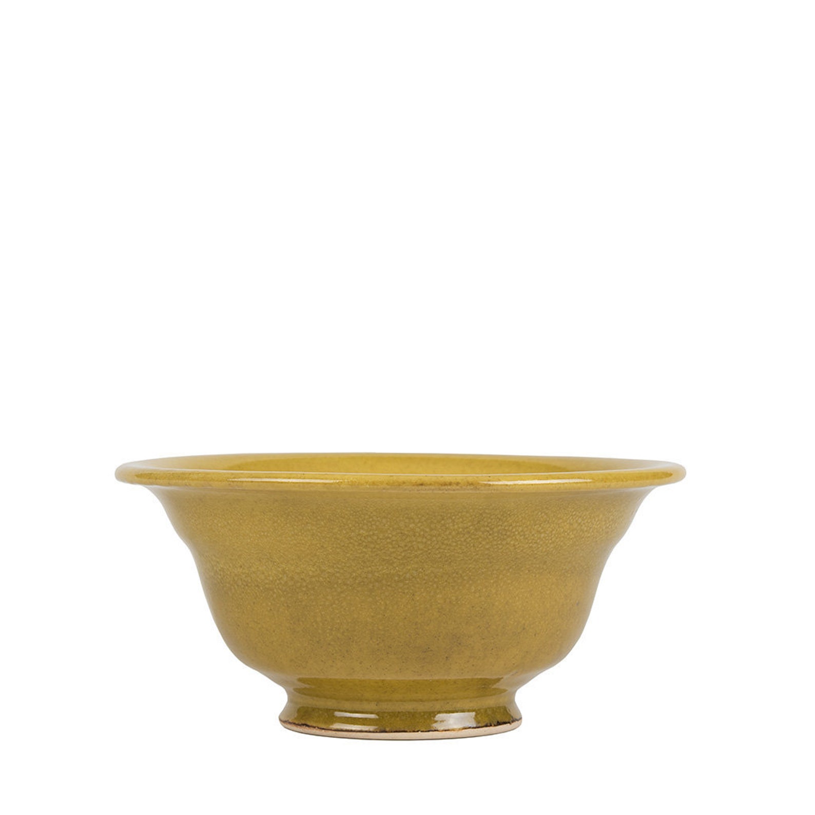 Mustard yellow ceramic cereal bowl Etsy