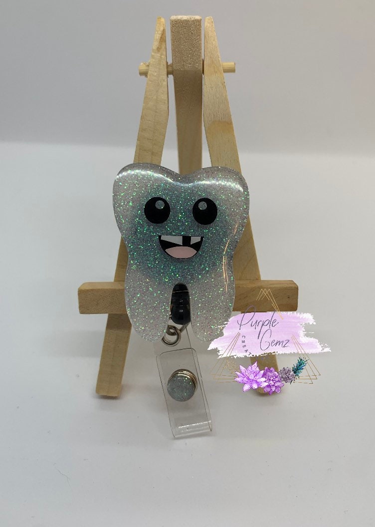 Tooth Badge dentist badge teeth badge reel badge ID Etsy