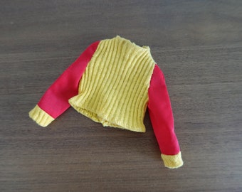 1972 Vintage Barbie SKIPPER Turnabouts, Yellow and Red shirt, Mattel #3295, HARD to FIND