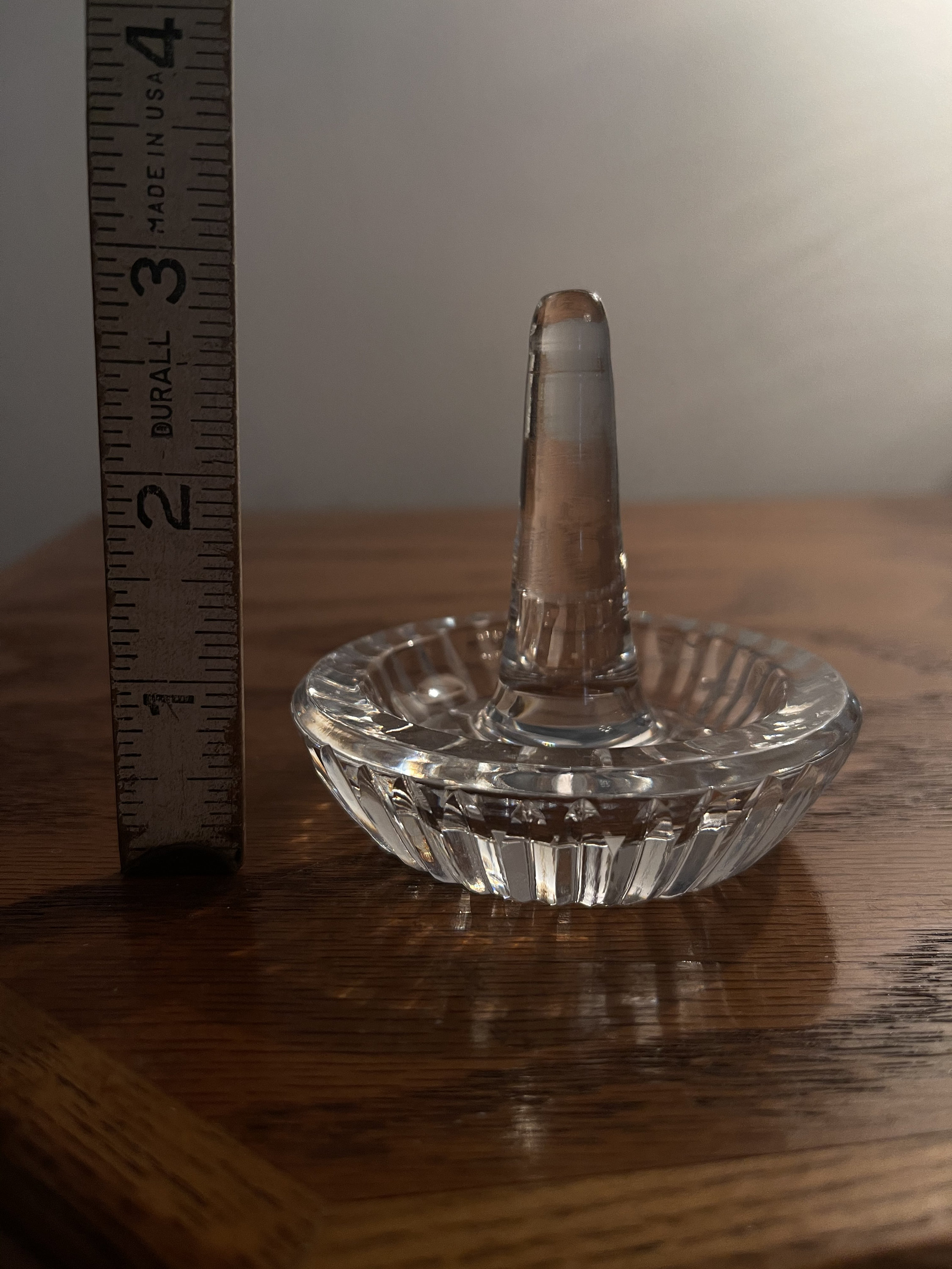 Waterford Glass Round Ring Holder Etsy
