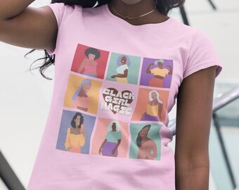 Camiseta Black Girl, Black Girl Magic, Mujeres Negras, Camiseta Melanin, Camiseta de Mujer