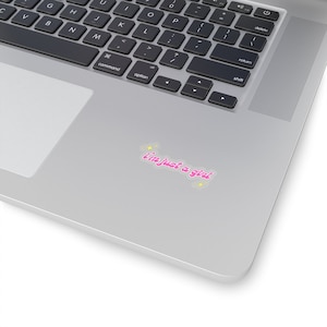 I&#39;m just a girl Kiss-Cut Stickers