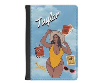 Custom Passport Cover | Personalized Passport Cover | Black Girl Travel | Passport for Black Women | Custom Passport Cover