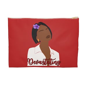 Devastating Accessory Pouch | DST Accessory Pouch | Delta Sigma Theta Accessory Pouch