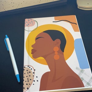 HerSun Journal | Black Girl Magic Notebook | Afrocentric Gifts l Journals for Her | Gifts for Her | African American Stationary | Journal