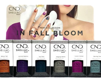 Cnd Shellac Gel Polish IN FALL BLOOM 2022 Collection .25oz/7.3ml Pick Any