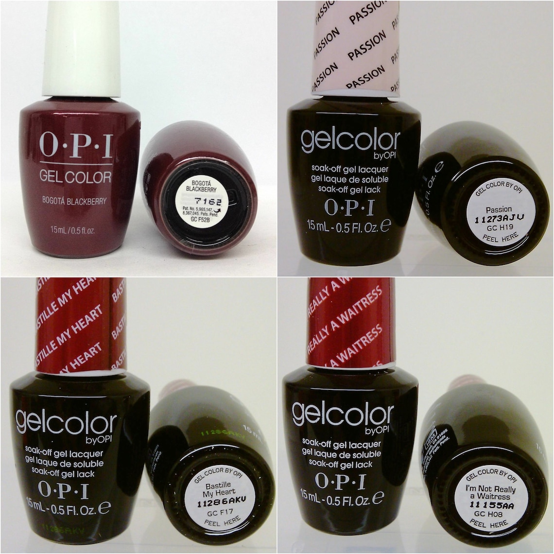 OPI Gelcolor Soak Off Gel Nail Polish 0.5oz/15mL Series 2 Etsy