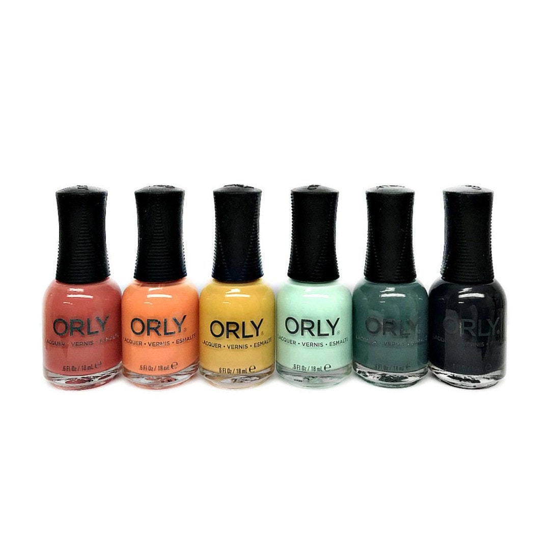 Orly Nail Polish 'Crush' | Valentine's Day Red and Pink Nail Lacquer |  Confetti Glitter Top Coat for Nails 0.6 fl oz
