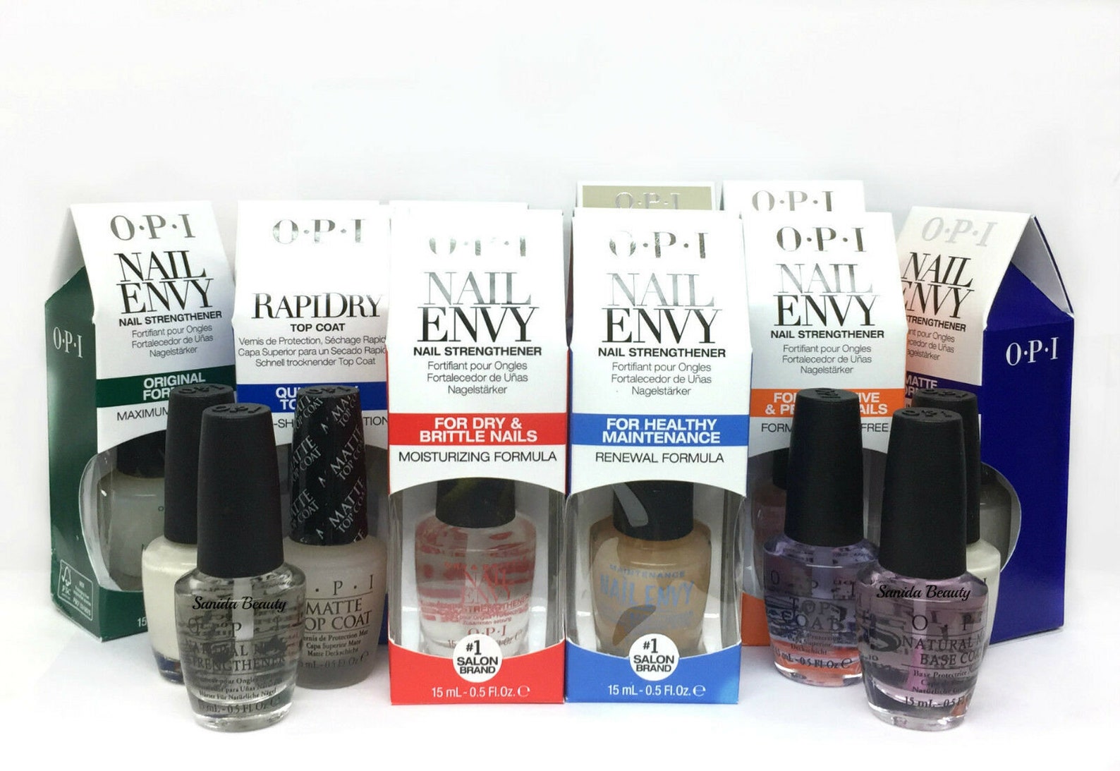 OPI Nail Envy Strengthener 0.5oz/15ml Choose any Base/Top Etsy