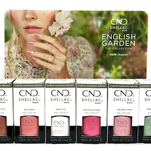 CND Shellac Gel Polish - ENGLISH GARDEN Spring 2020 - 0.25oz/7.3ml - Pick Any Color - Fast Shipping