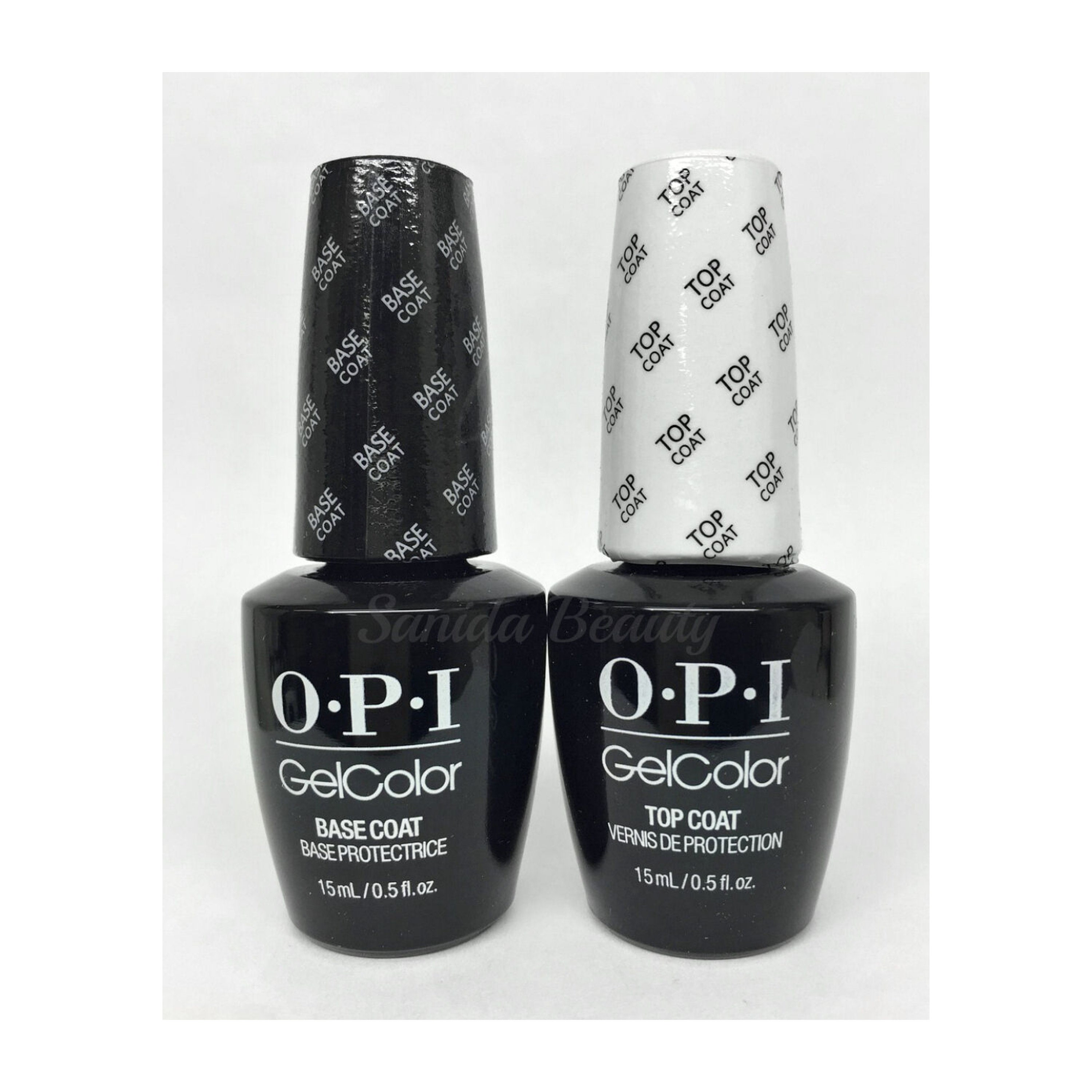 OPI Gelcolor Soak off Set of 2 bottles GC 010 Base Coat GC Etsy
