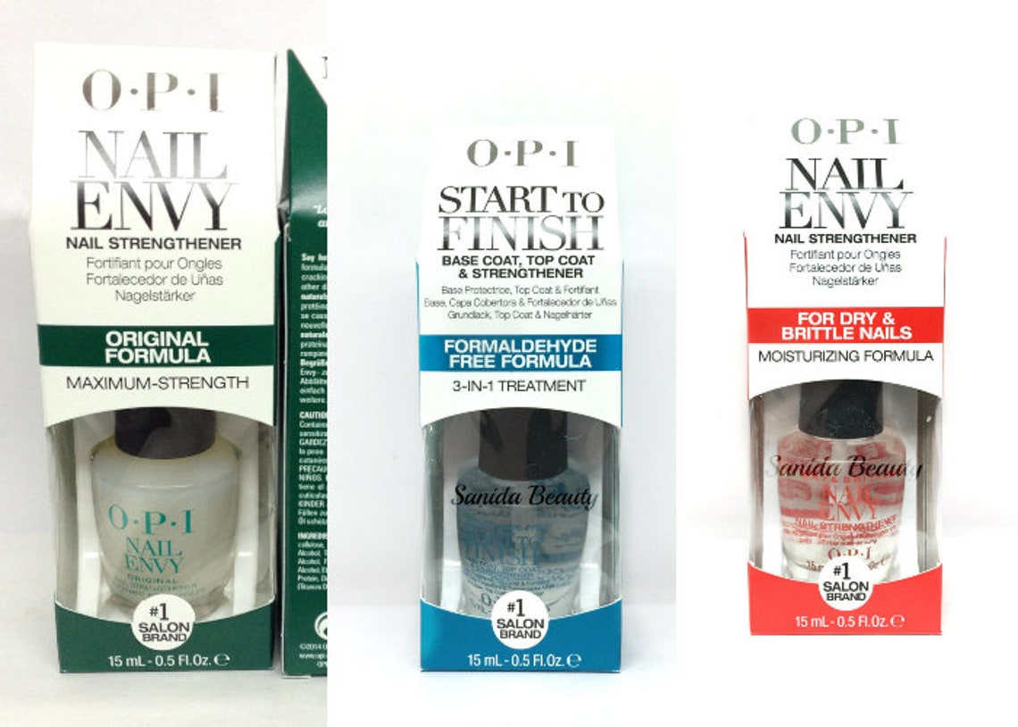 OPI Nail Envy Strengthener 0.5oz/15ml Choose any Base/Top Etsy