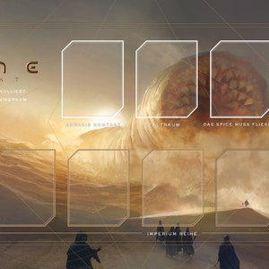 German Dune Imperium Board Game Mat 24&quot; x 14&quot; (Digital)