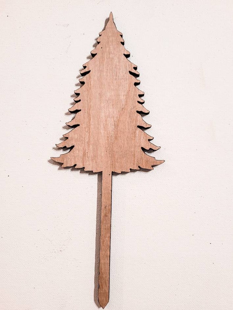 Rustic Wood Tree Cake Toppers Etsy