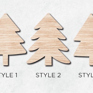 Alberi in legno non finiti per l'artigianato - più dimensioni disponibili
