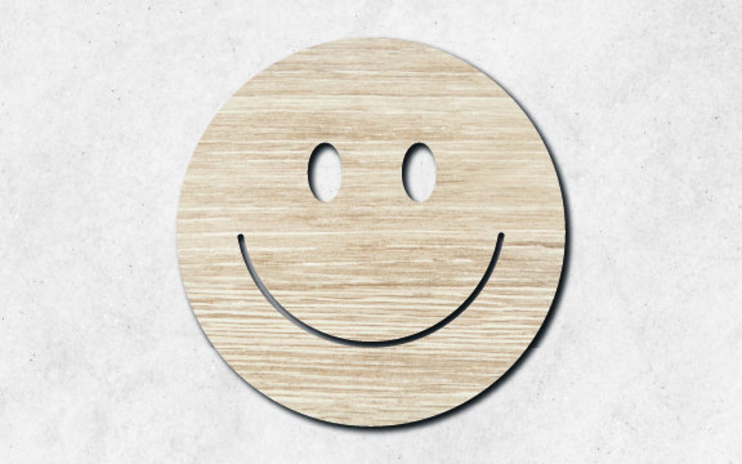 Rustic Smiley Face Unfinished Wooden Smile Smiley for Crafts- Multiple Sizes Available - Etsy