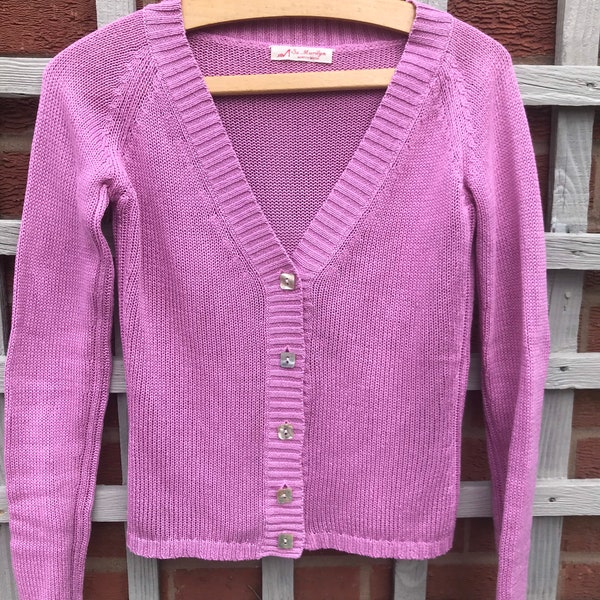 Designer Italian cotton cardigan