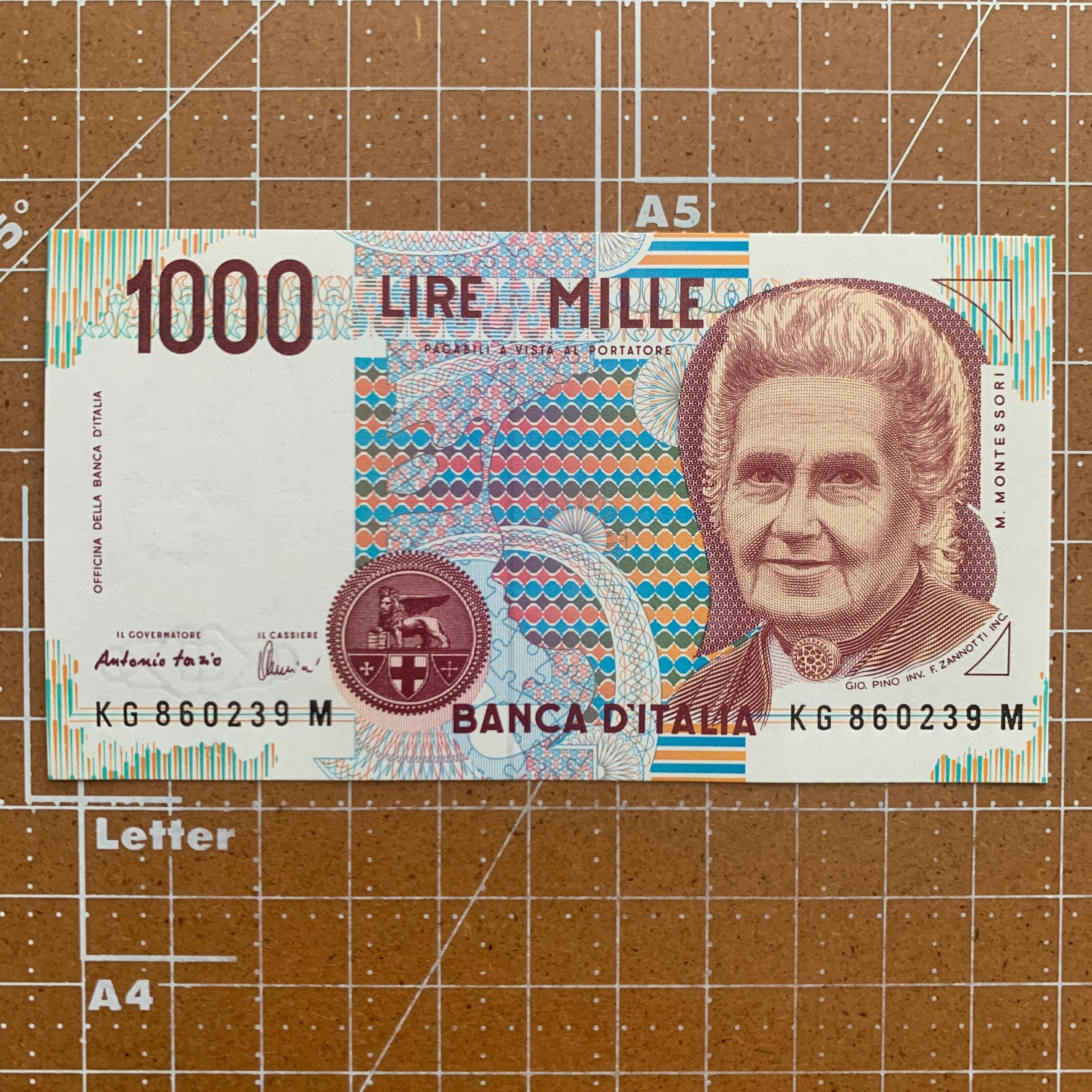 Italian Banknotes - Etsy