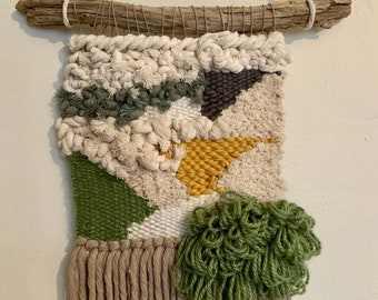 Hand woven wall art | tapestry | BoHo | Cream colors