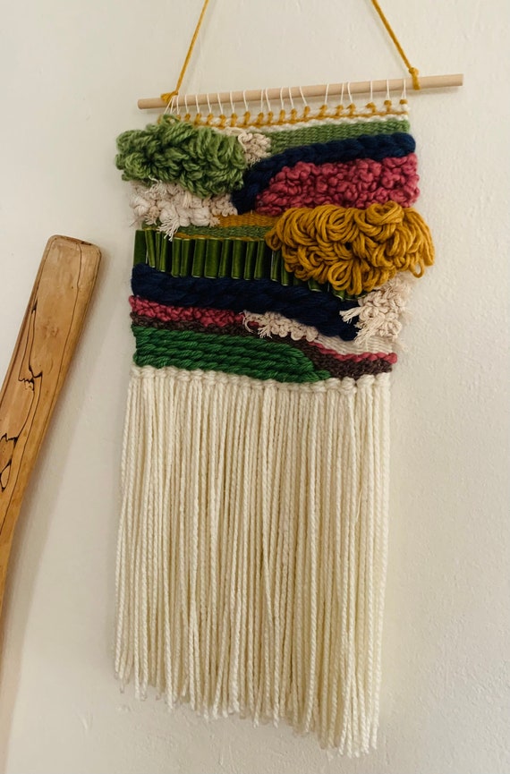Woven wool wall hanging sale