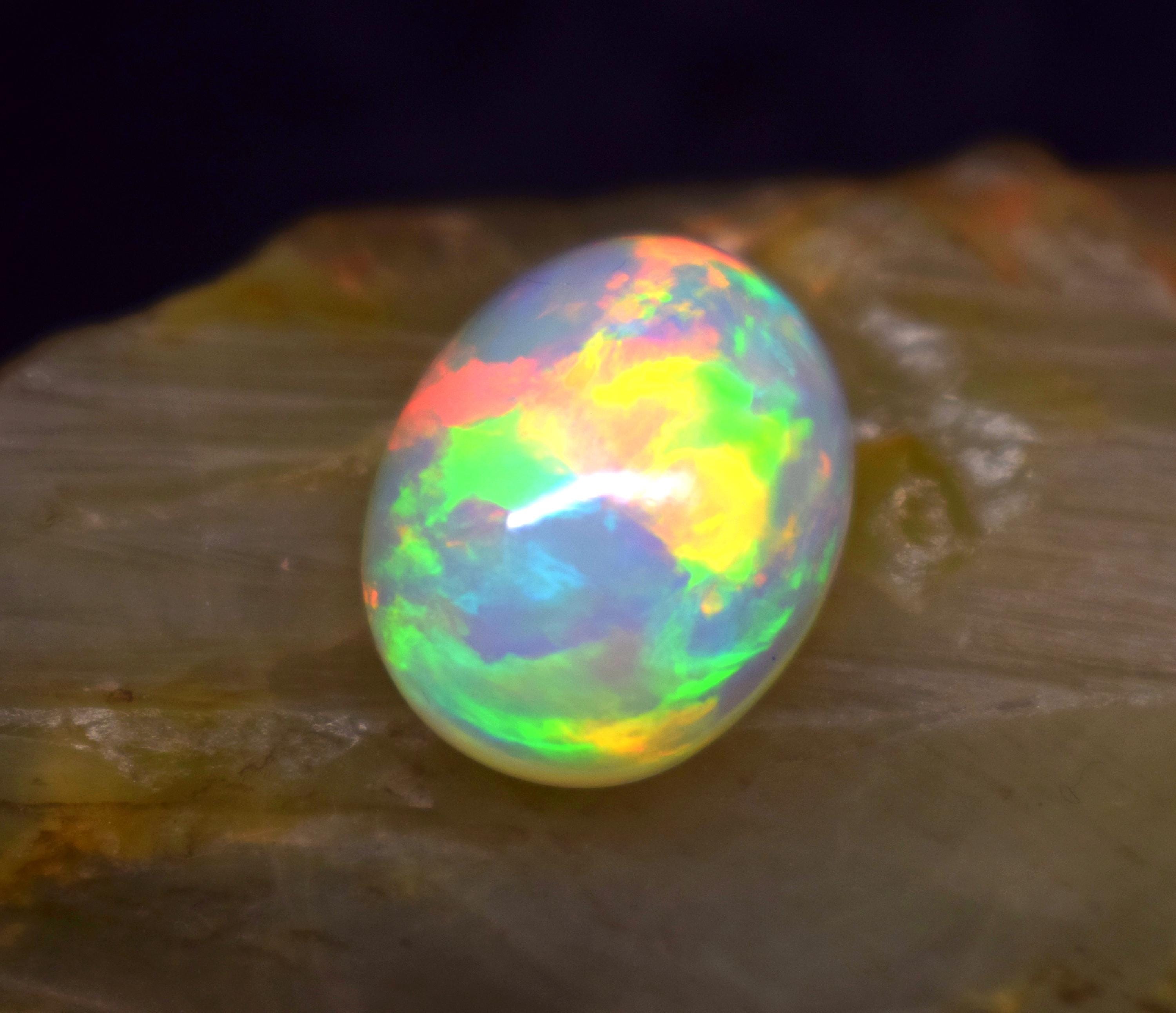 Opale blanche Ethiopie 1.91 carats - Natural opal