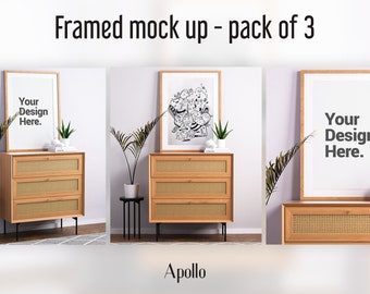 Frame Mockup,3 pack Mockup,PSD Mockup,Framed Mock Up,Photo Frame Mockup,Mockup Pack,Mockup Frame,Digital Mockup,Photoshop Mockup