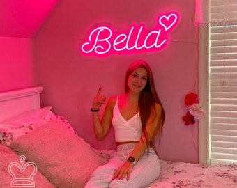 Custom Name Neon Sign,Personalized Dorm Room Name Sign,Children's Room Sign,Light Up Name Sign,Home Wall Decor,Birthday Party Christmas Gift