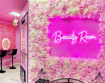 Beauty Room Neon Sign,Custom Salon Neon Sign,Bedroom Home Decor,Party Dorm Wall Sign,Beauty Salon Wall Art,Custom Girl Birthday Gift