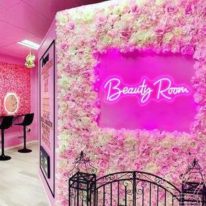Beauty Room Neon Sign,Custom Salon Neon Sign,Bedroom Home Decor,Party Dorm Wall Sign,Beauty Salon Wall Art,Custom Girl Birthday Gift