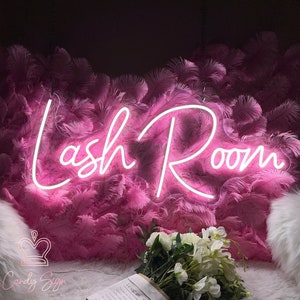 Lash Room Neon Sign,Custom Salon Sign,Beauty Room Decor,Salon Signage,Nail Room Wall Decor,Neon Bar Sign,Neon Art Wall Sign,Gift for Her