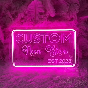 Letrero de neón personalizado, letrero de neón grabado, letrero de nombre de neón, letrero de dormitorio, decoración de pared con luz USB para el hogar, letreros de bienvenida para bodas, regalos únicos para ella