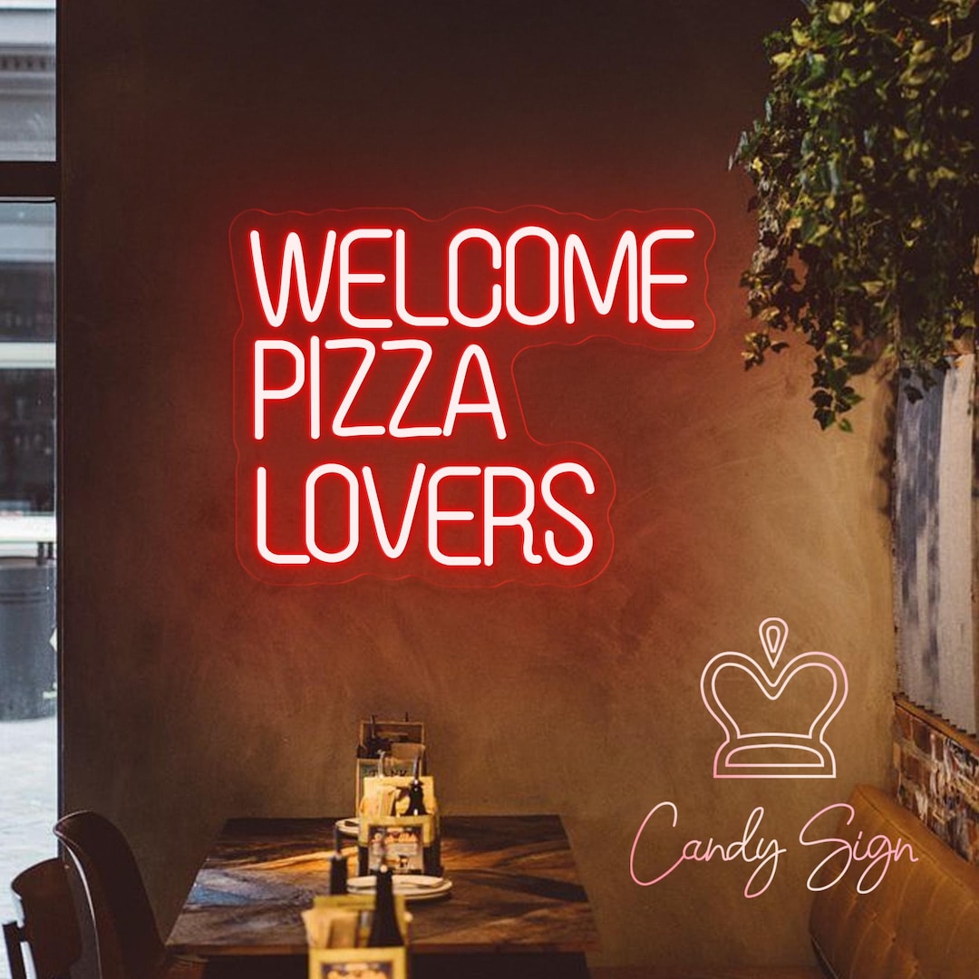 Toast Light Glowneon Pizza Neon Sign, Pizza Led Sign, Italian