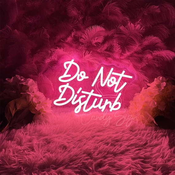 Do Not Disturb Neon Sign,custom LED Neon Sign,game Room Home Dorm