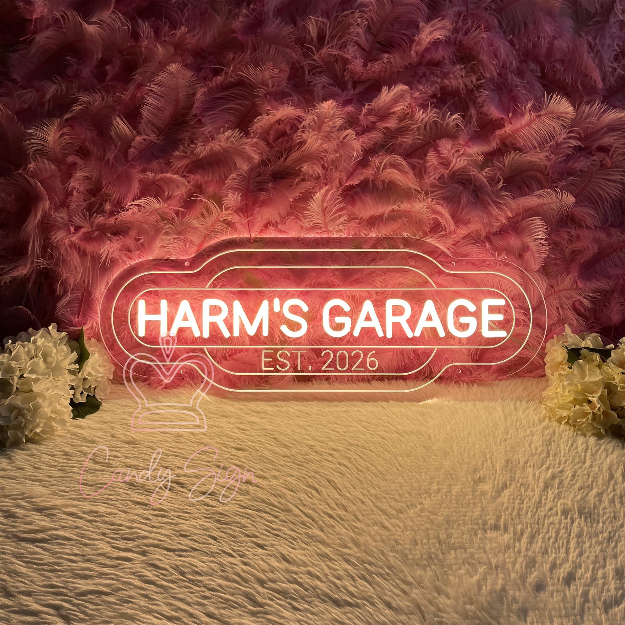 Custom Garage Neon Sign: Personalized Man Cave Decor - Etsy