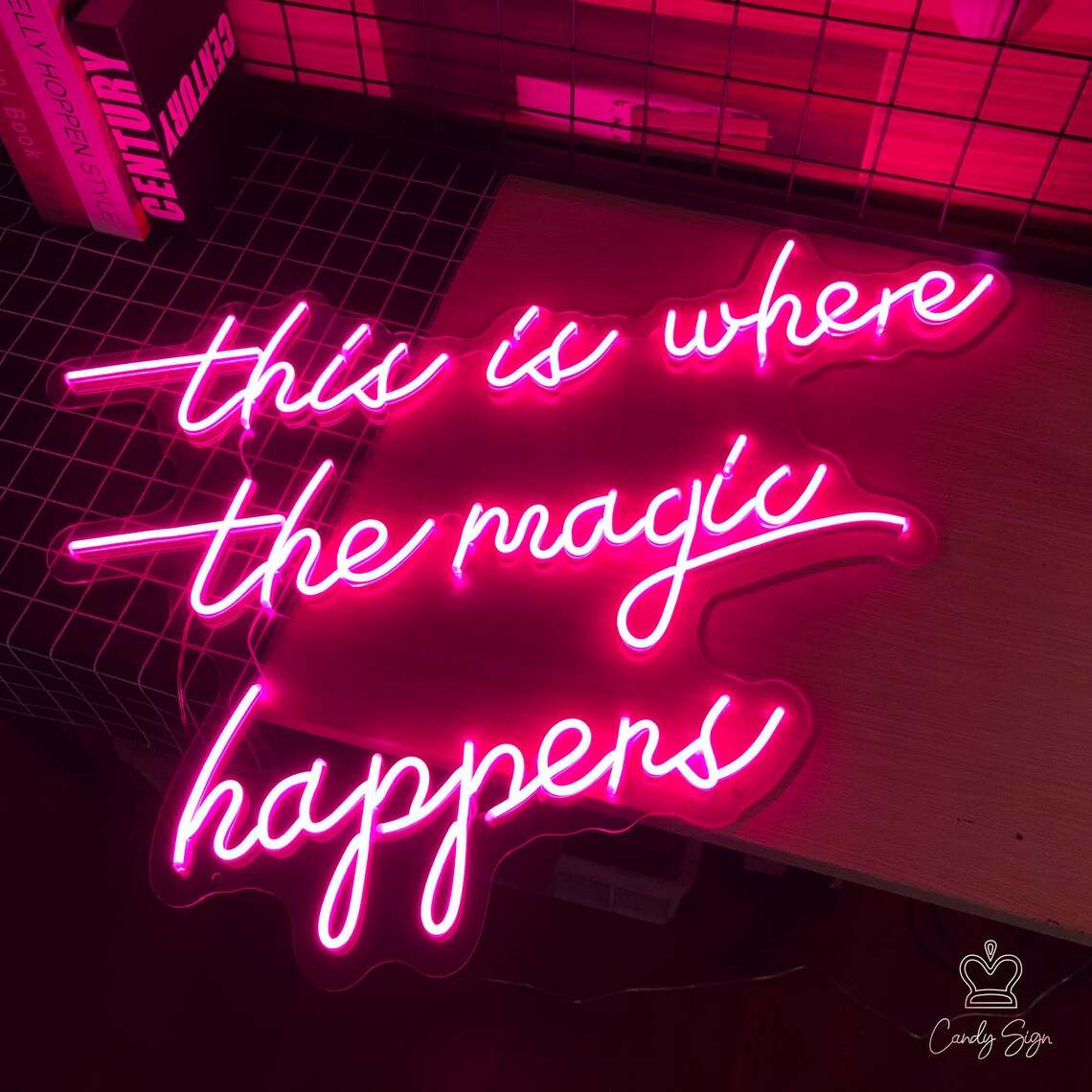 This Is Where The Magic Happens Led Sign at Robert Dodson blog