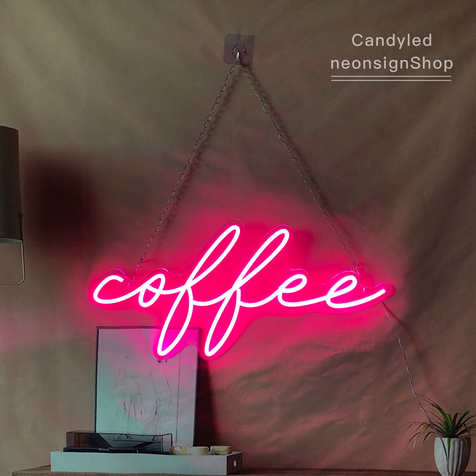 Coffee Sign Neon Custom Neon Sign Led Art Light for Bar Store Etsy