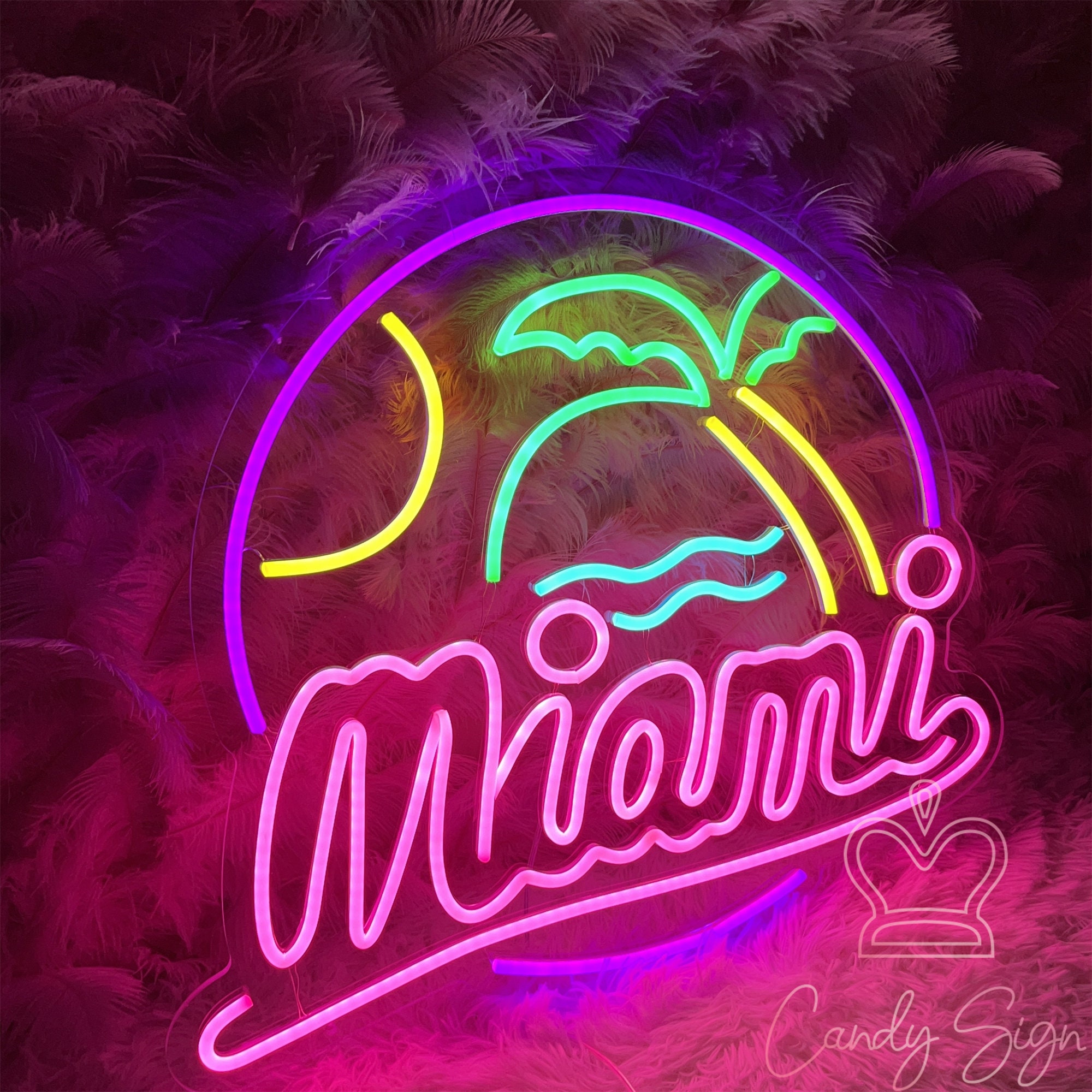 パームビーチ ネオン管 アメリカン雑貨 アメリカ雑貨 グッズ 店舗用 室内装飾 パームビーチ ネオン管 アメリカン雑貨 アメリカ雑貨 グッズ 店舗用