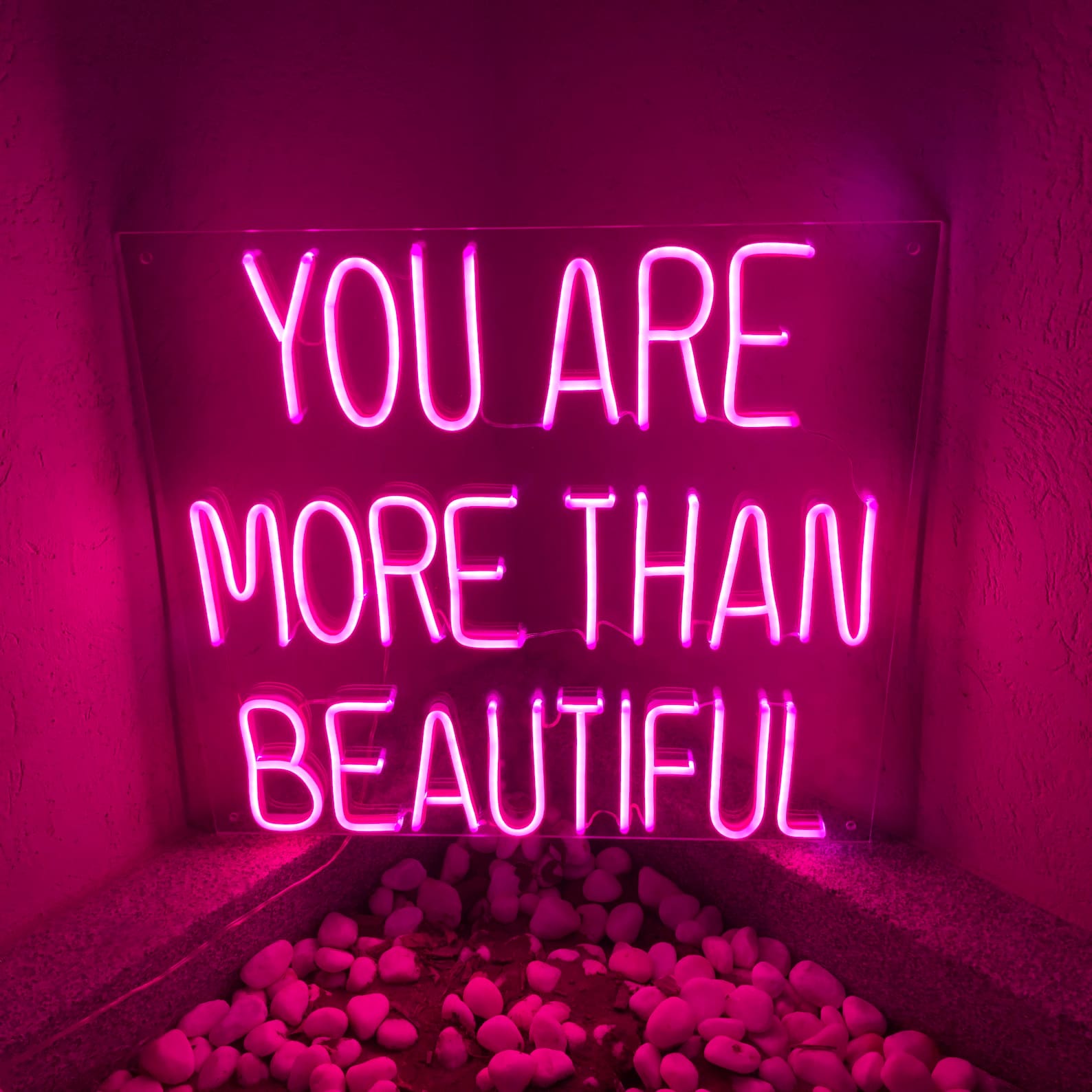 Custom Neon Sign You Are More Than Beautiful Neon Sign Wedding Etsy