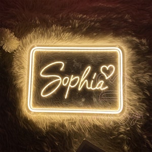 Name Neon Sign Custom,led Name Sign,kids Room Light Sign,baby Shower ...
