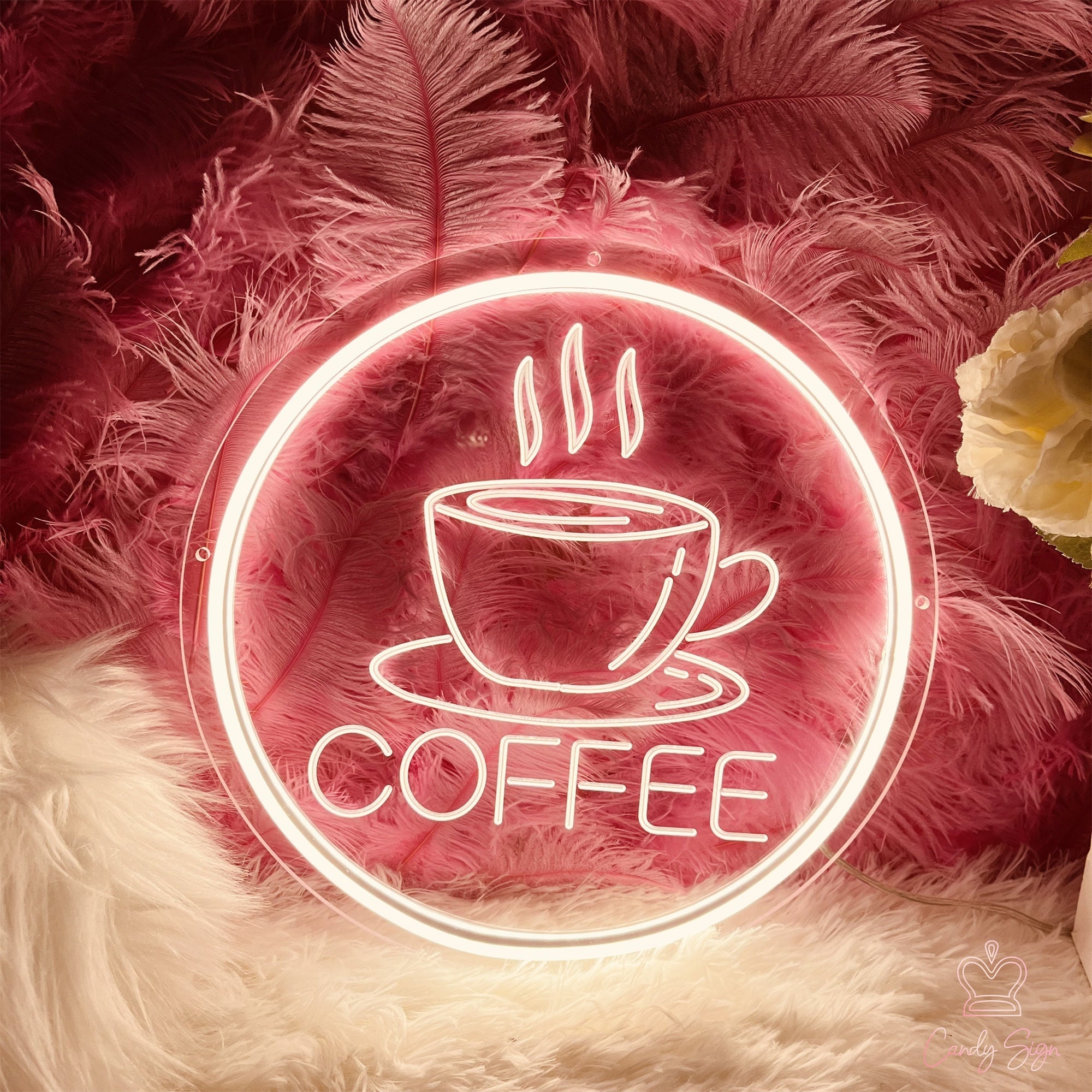 NEONMONKI - Symbole - Enseigne LED pour ton Café - Kaffee to Go