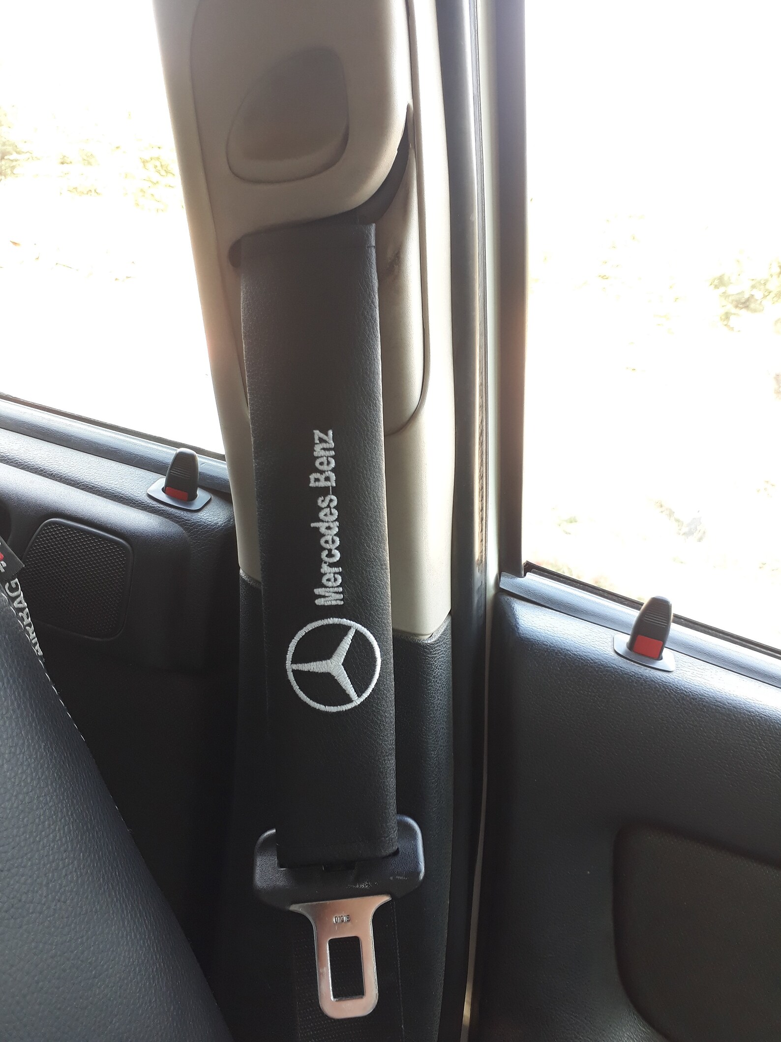 Mercedes car pillow luxury leather car accessories in a set Etsy