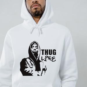 Bluza z kapturem Tupaca „Thug Life”