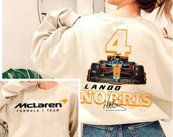 Sweat Formule 1 Lando Norris, chemise Lando Norris, pull Norris F1, Lando Norris 4, chemise F1 Lando Norris, chemise F1, T-shirt F1