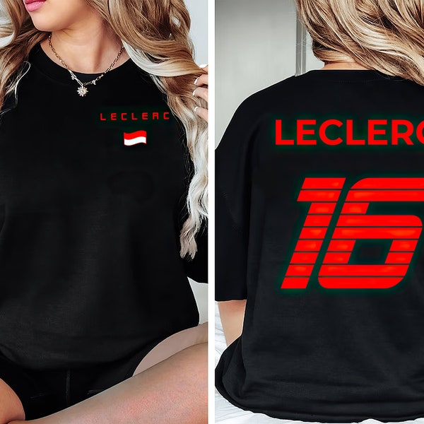 Maglia Charles Leclerc, Felpa Charles Leclerc Formula Uno, Maglia F1 su due lati, Lando Norris, Maglia F1 Leclerc, Maglia F1, Maglietta F1