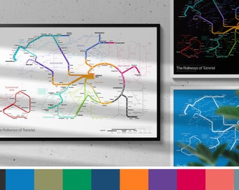 Elder Scrolls Tamriel Train Map