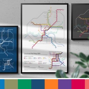 Cincinnati Transit Map 2031