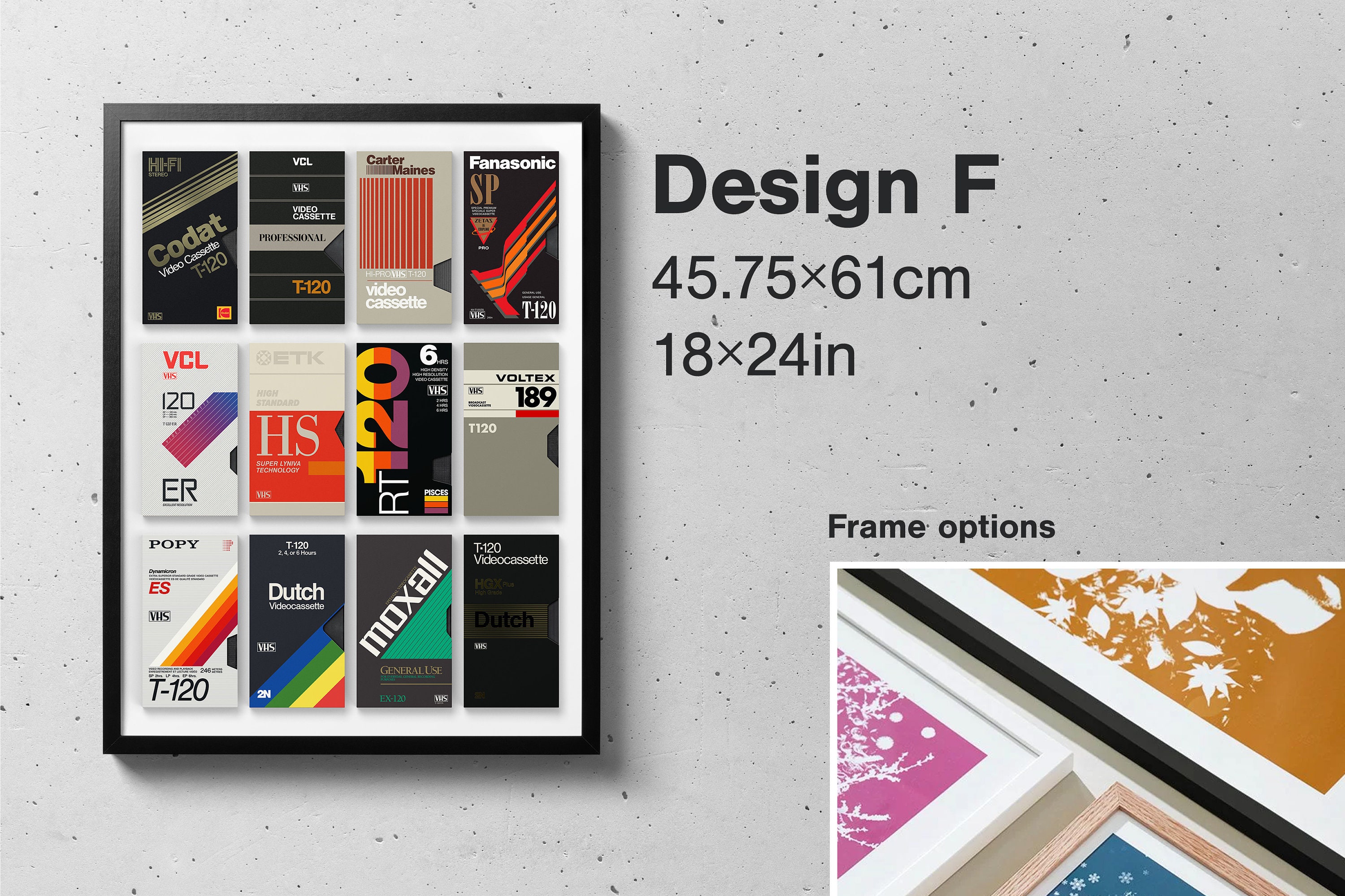 Retro VHS Tapes Poster - Etsy
